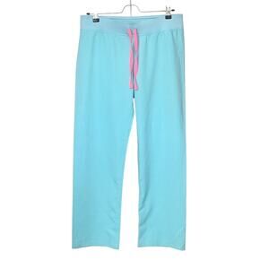 FIGS Livingston Scrub Pants Women’s Petite Small Neon Blue